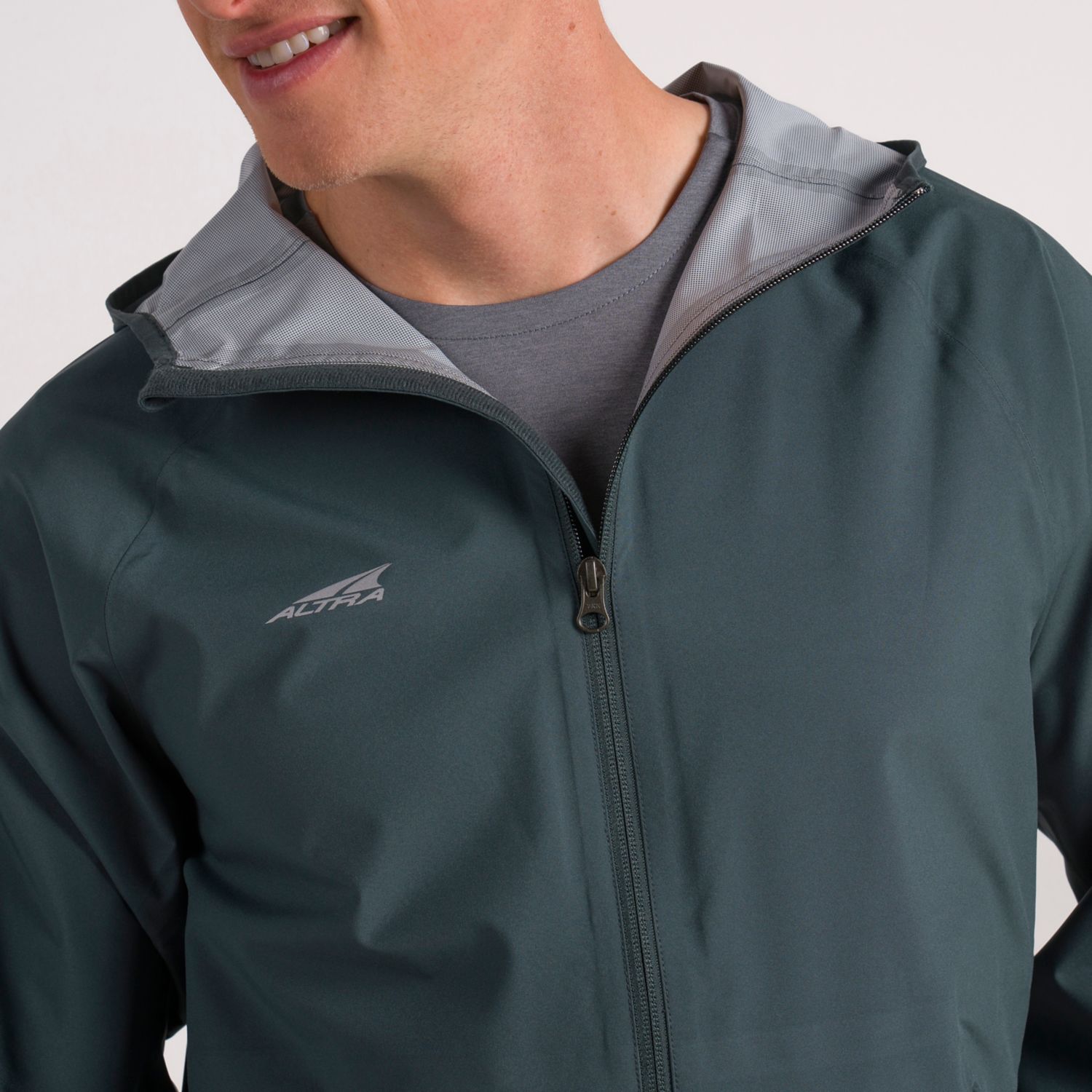 Dark Green Altra Waterproof Men's Running Jackets | KSA-61534909