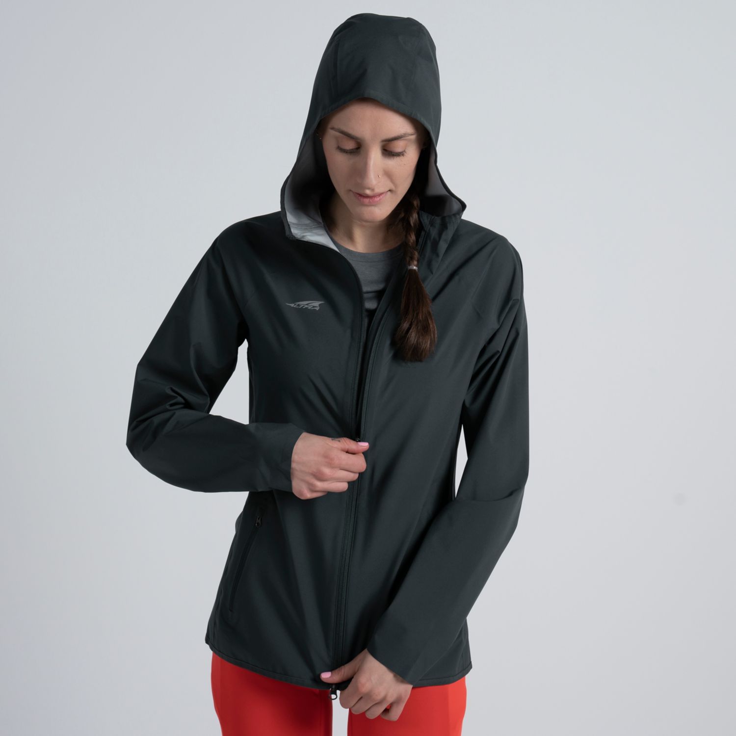 Dark Green Altra Waterproof Women's Running Jackets | KSA-84607359