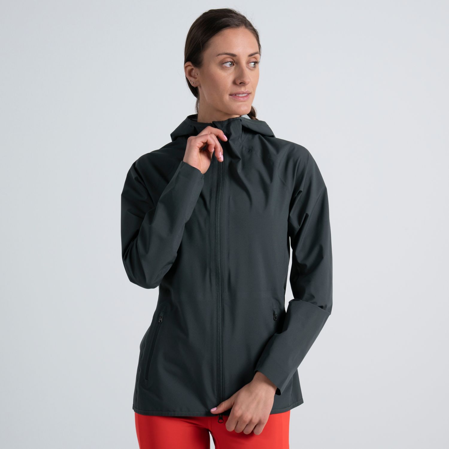 Dark Green Altra Waterproof Women\'s Running Jackets | KSA-84607359