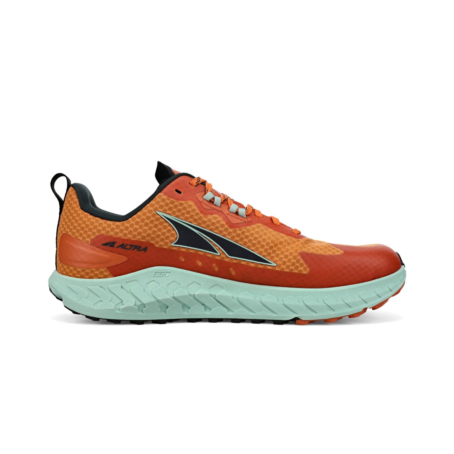 Green / Orange Altra Outroad Men's Road Running Shoes | KSA-38160279