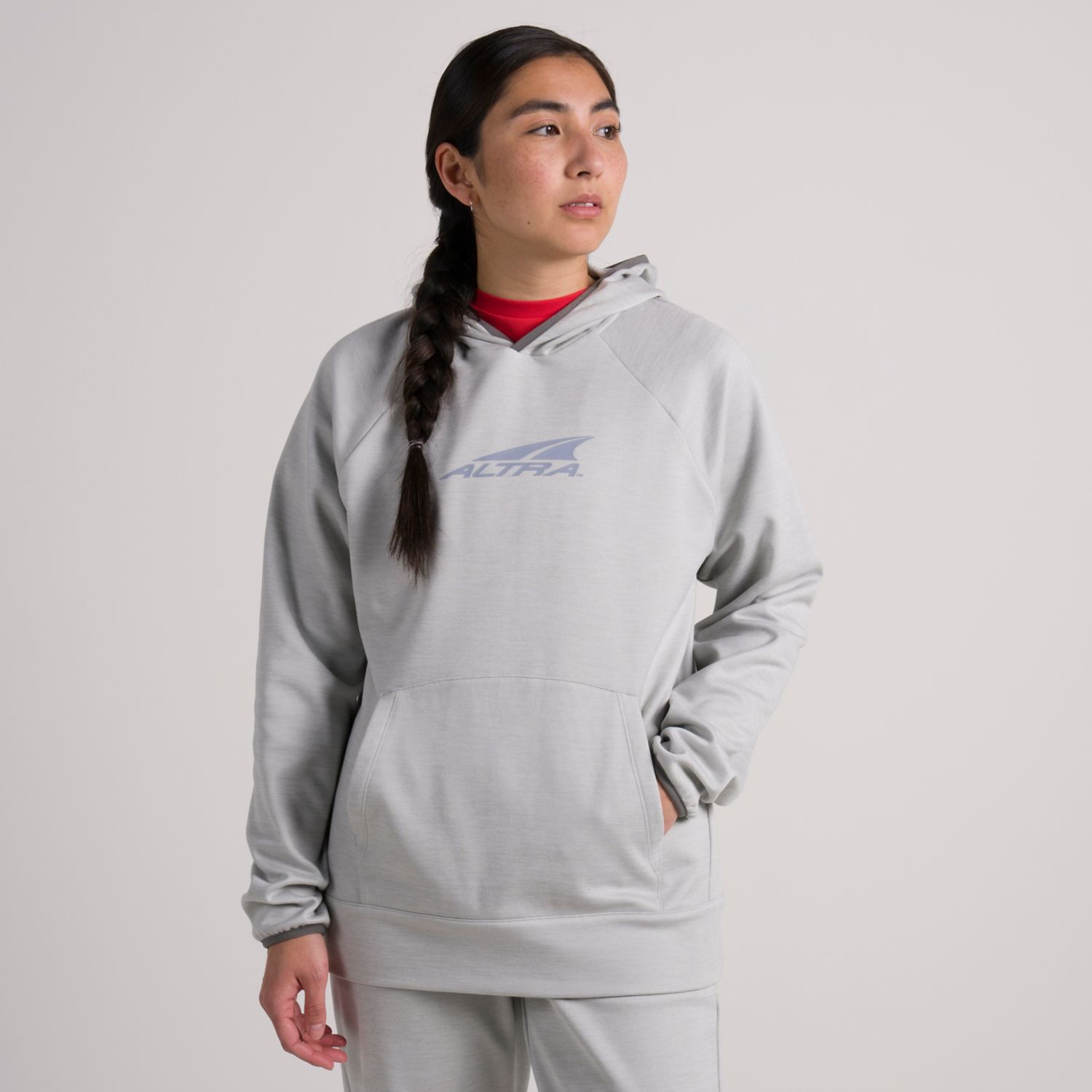 Grey Altra Everyday Women's Hoodie | KSA-34086719