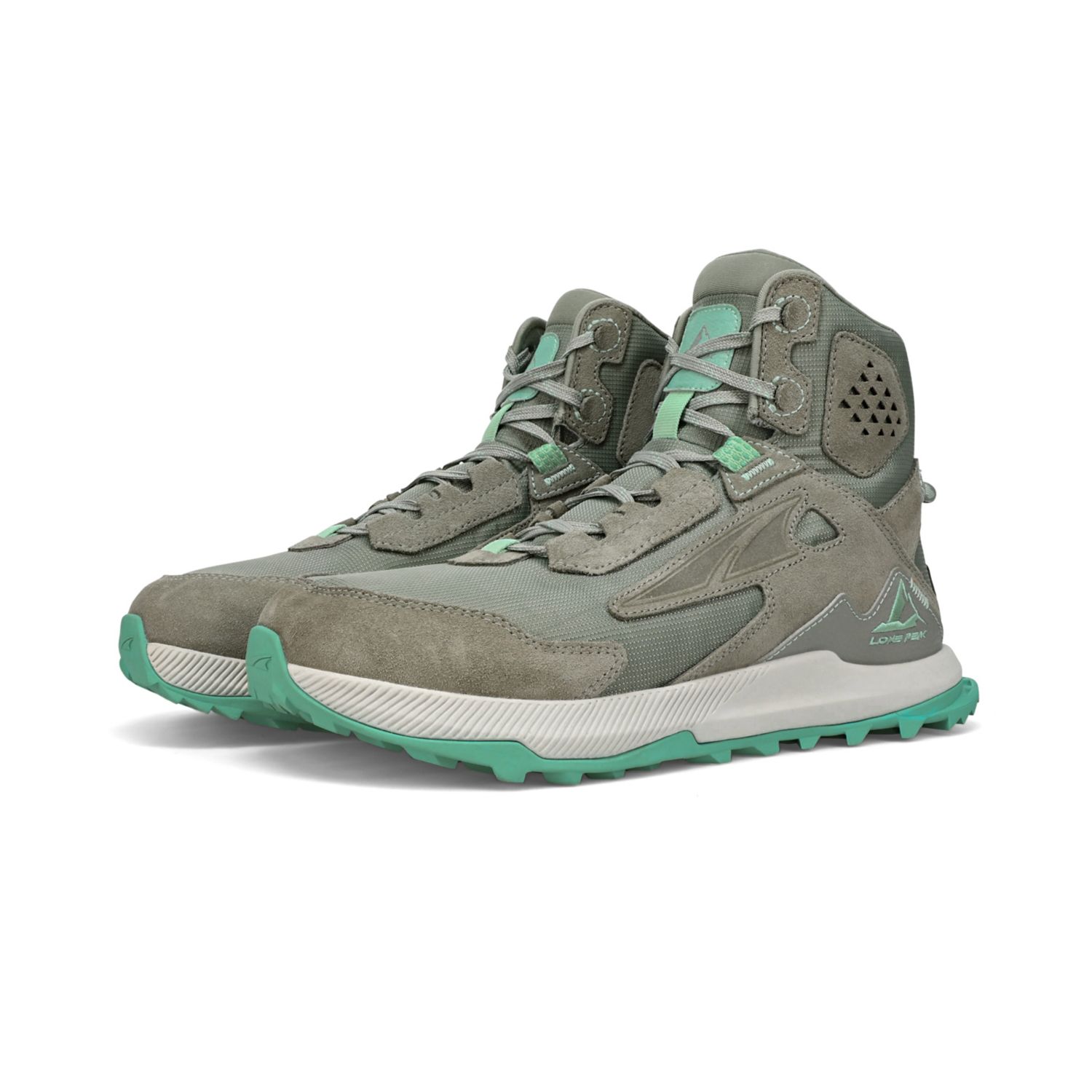 Grey / Green Altra Lone Peak Hiker 2 Women's Hiking Boots | KSA-51239809