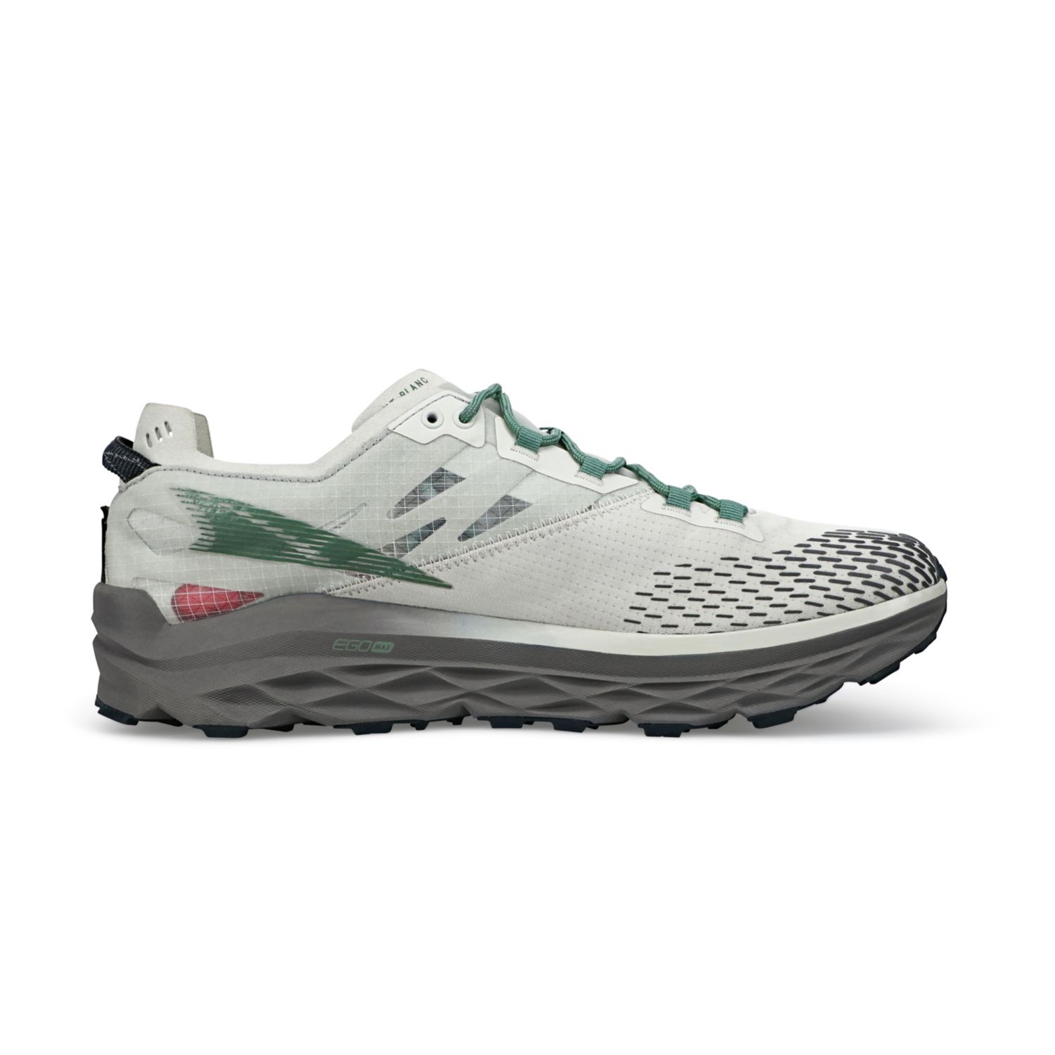 Grey / Green Altra Mont Blanc Men's Trail Running Shoes | KSA-47985369