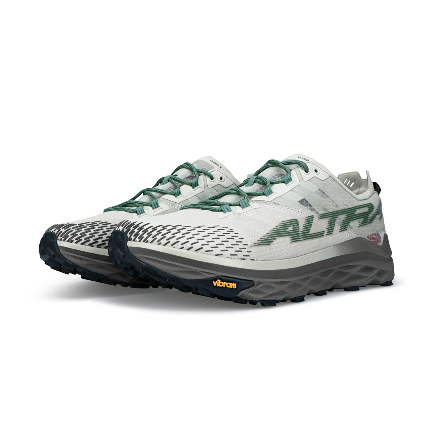 Grey / Green Altra Mont Blanc Men's Trail Running Shoes | KSA-47985369