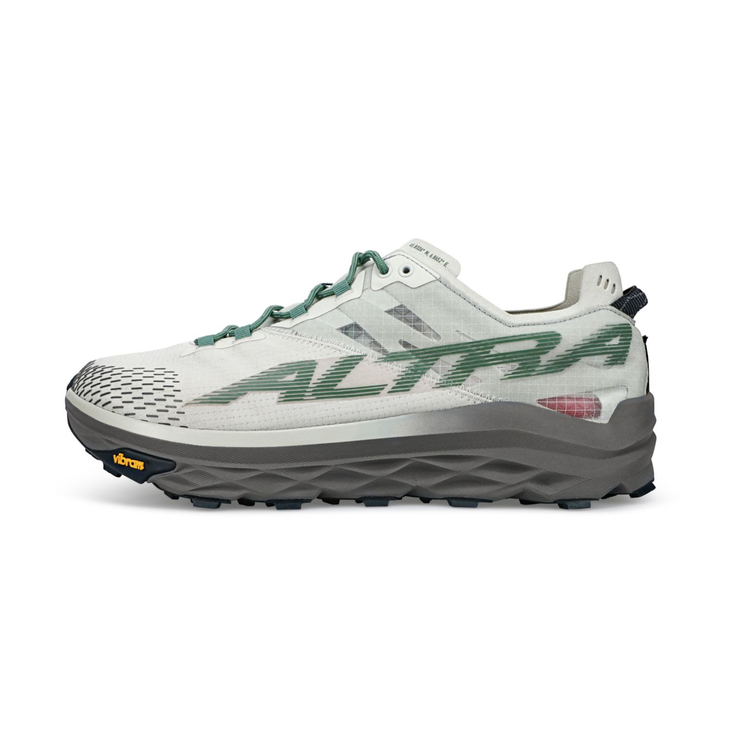 Grey / Green Altra Mont Blanc Men\'s Trail Running Shoes | KSA-47985369