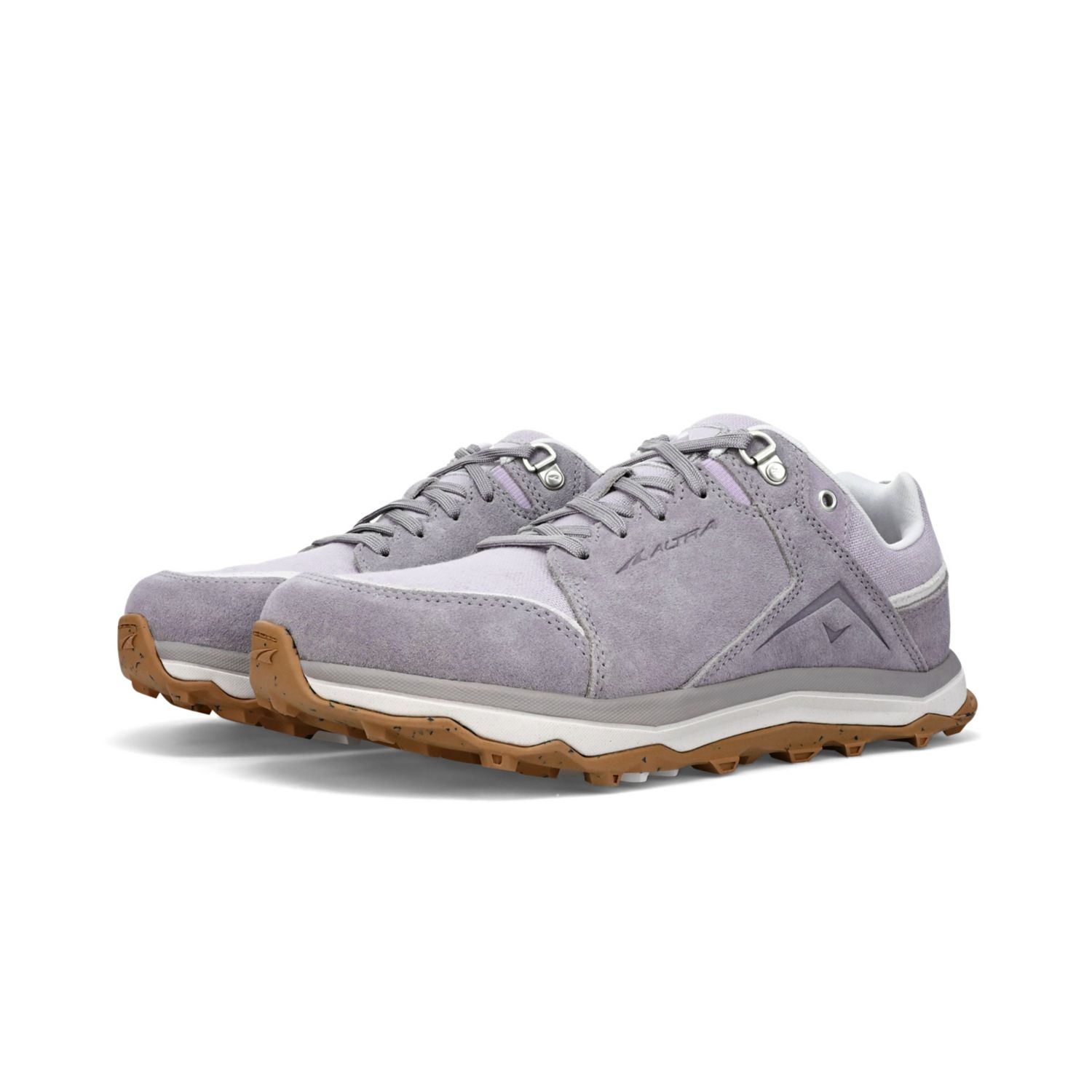 Grey / Purple Altra Lp Alpine Women's Hiking Shoes | KSA-53782469