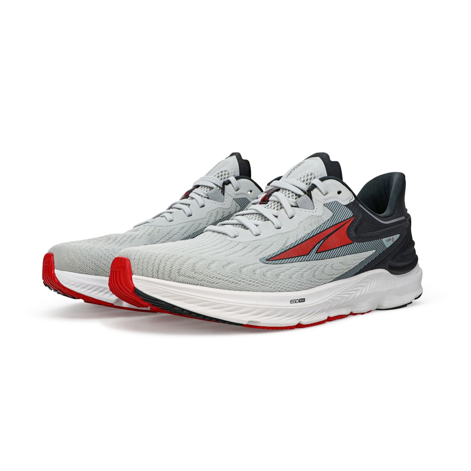 Grey / Red Altra Torin 6 Men's Road Running Shoes | KSA-46915209