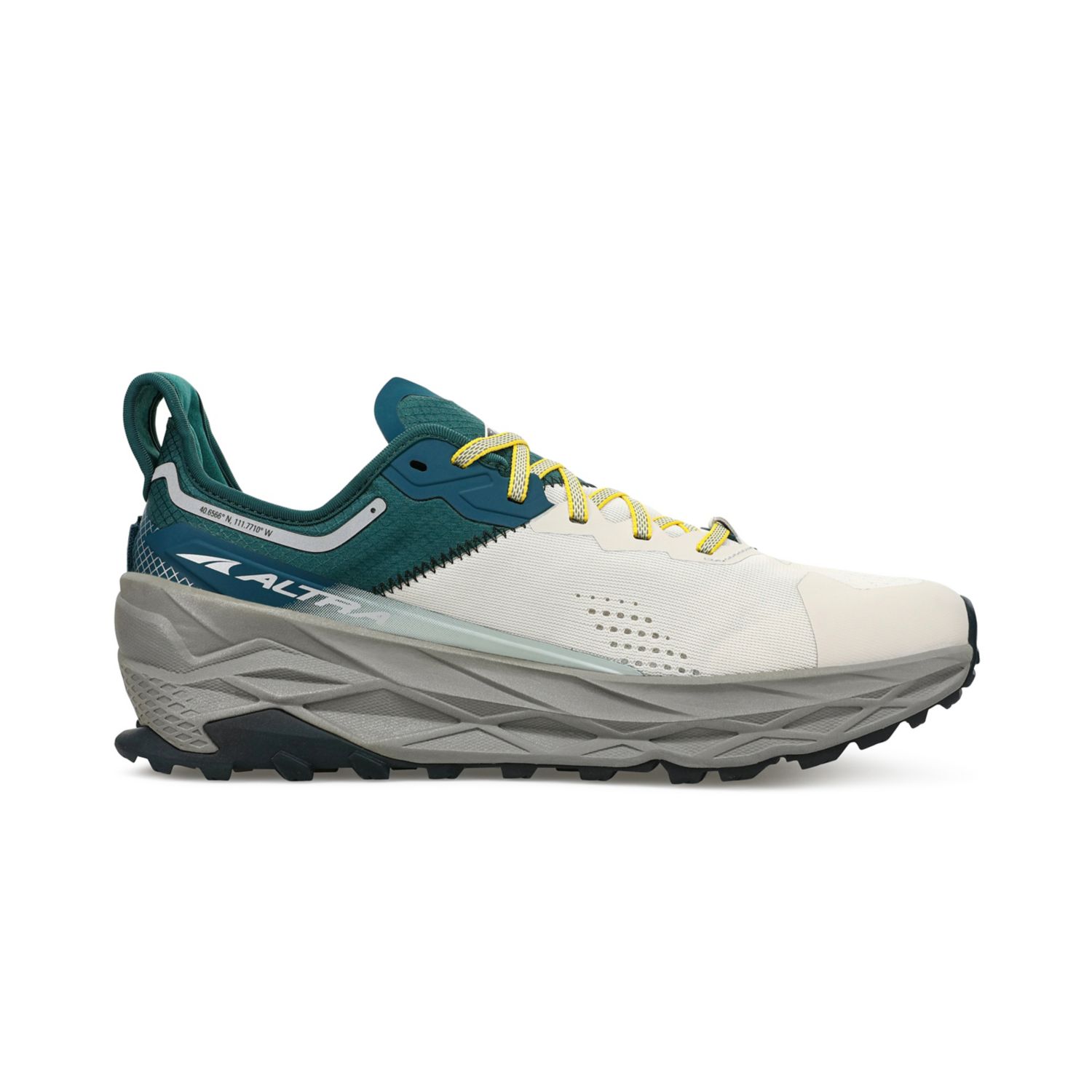 Grey / Turquoise Altra Olympus 5 Men's Trail Running Shoes | KSA-56179209