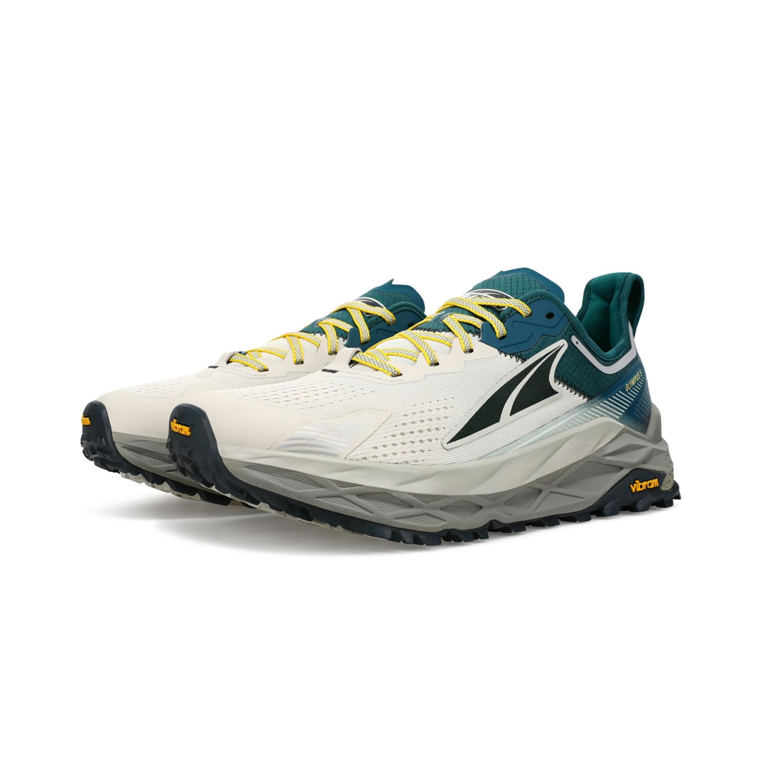 Grey / Turquoise Altra Olympus 5 Men's Trail Running Shoes | KSA-56179209