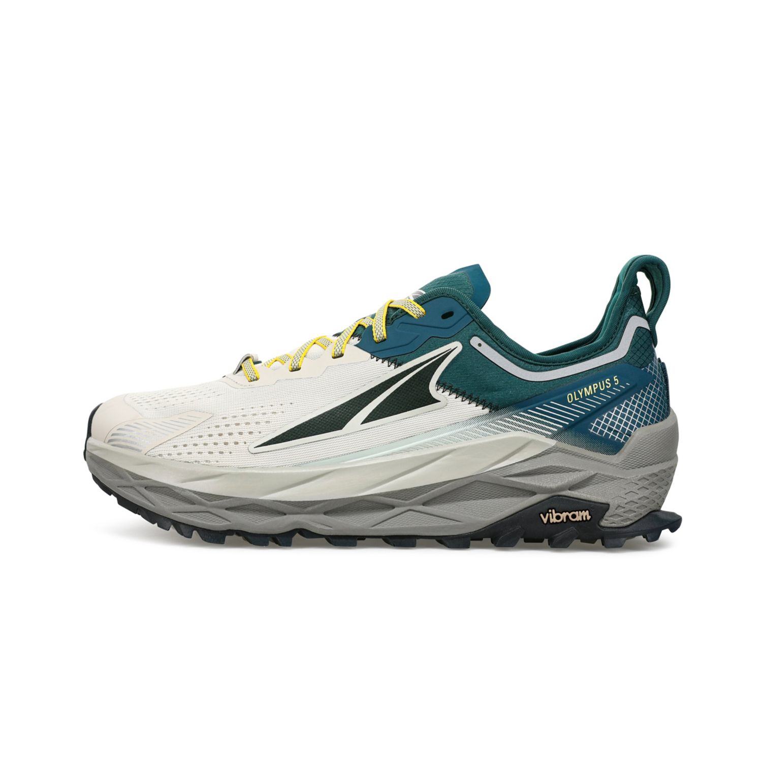 Grey / Turquoise Altra Olympus 5 Men\'s Trail Running Shoes | KSA-56179209