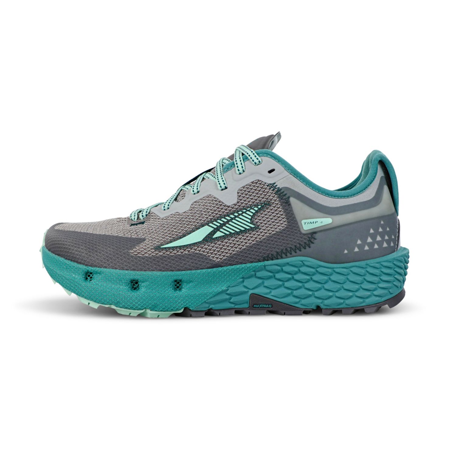 Grey / Turquoise Altra Timp 4 Women\'s Trail Running Shoes | KSA-41395789