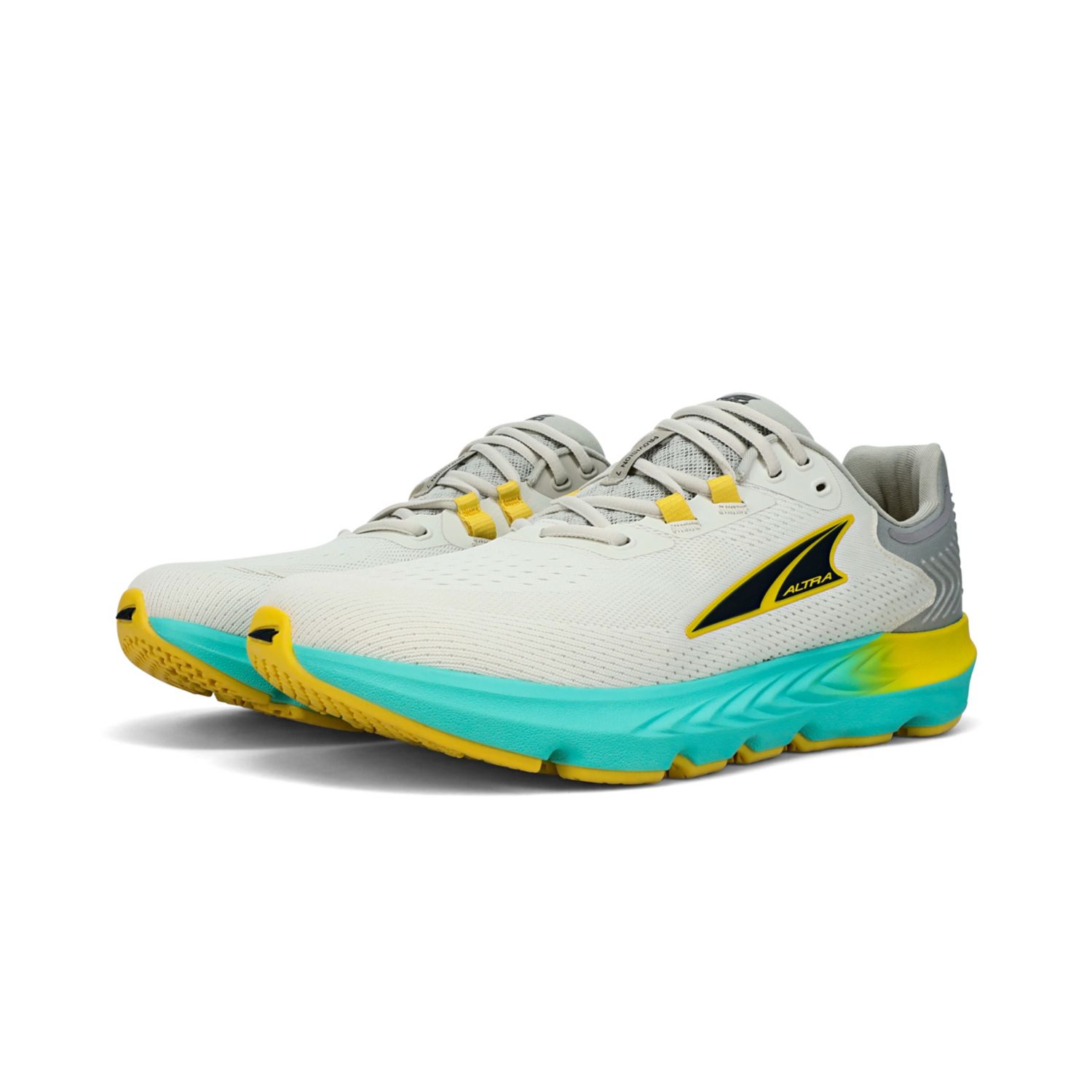 Grey / Yellow Altra Provision 7 Men's Road Running Shoes | KSA-69245379