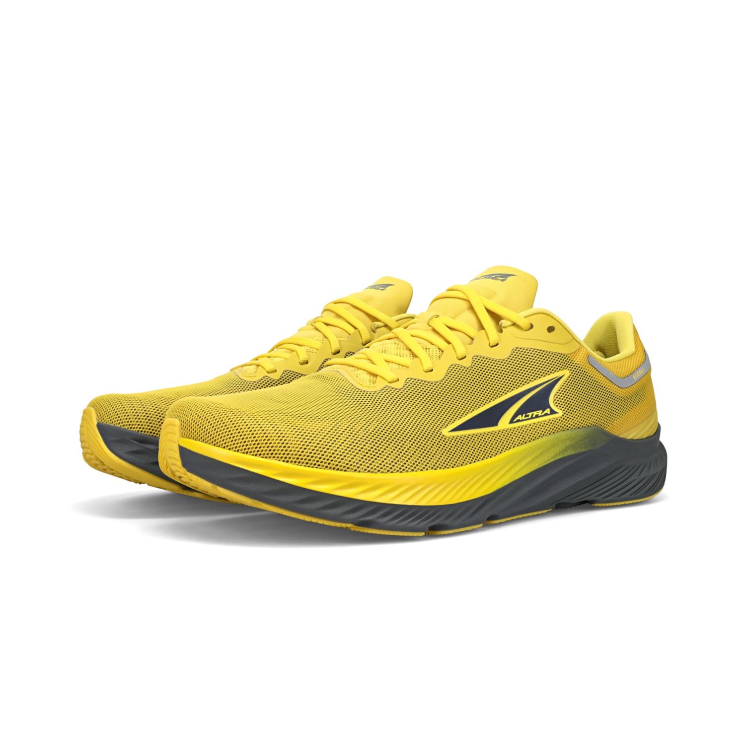 Grey / Yellow Altra Rivera 3 Men's Sneakers | KSA-90728149