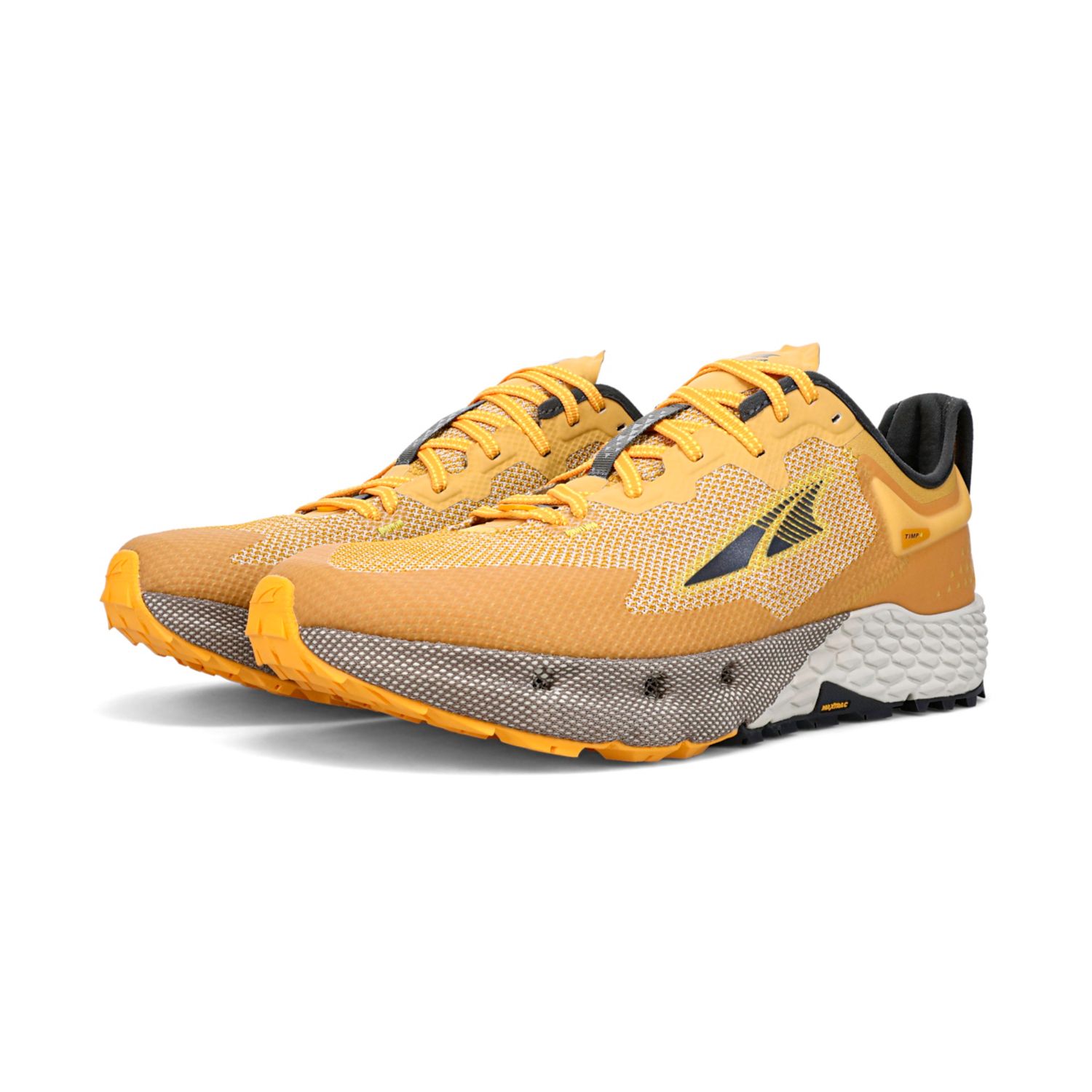 Grey / Yellow Altra Timp 4 Men's Trail Running Shoes | KSA-21653879