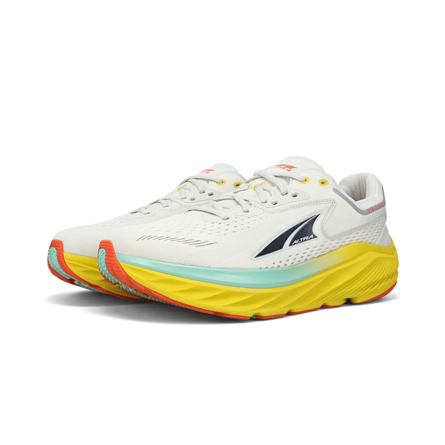 Grey / Yellow Altra Via Olympus Men's Road Running Shoes | KSA-31047629