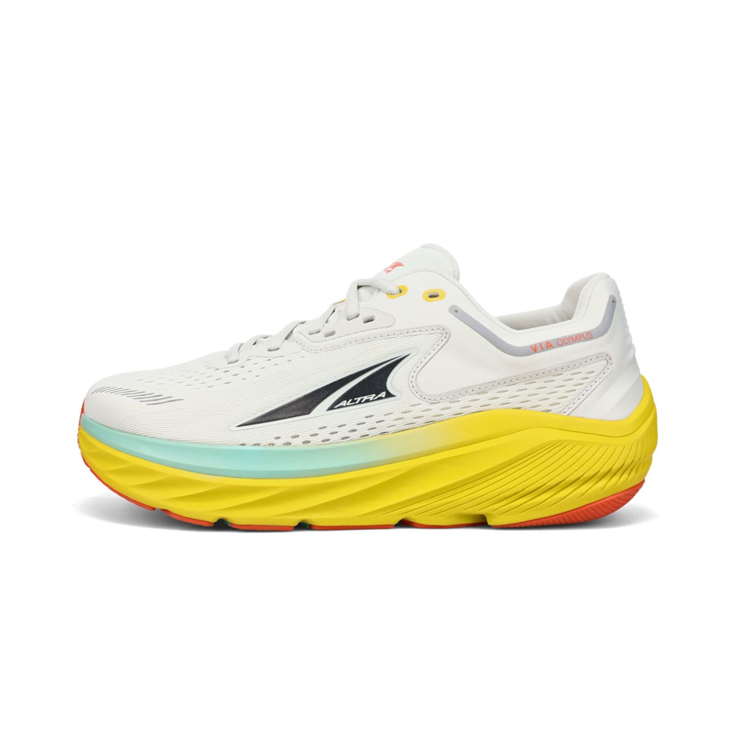 Grey / Yellow Altra Via Olympus Men\'s Walking Shoes | KSA-20139869