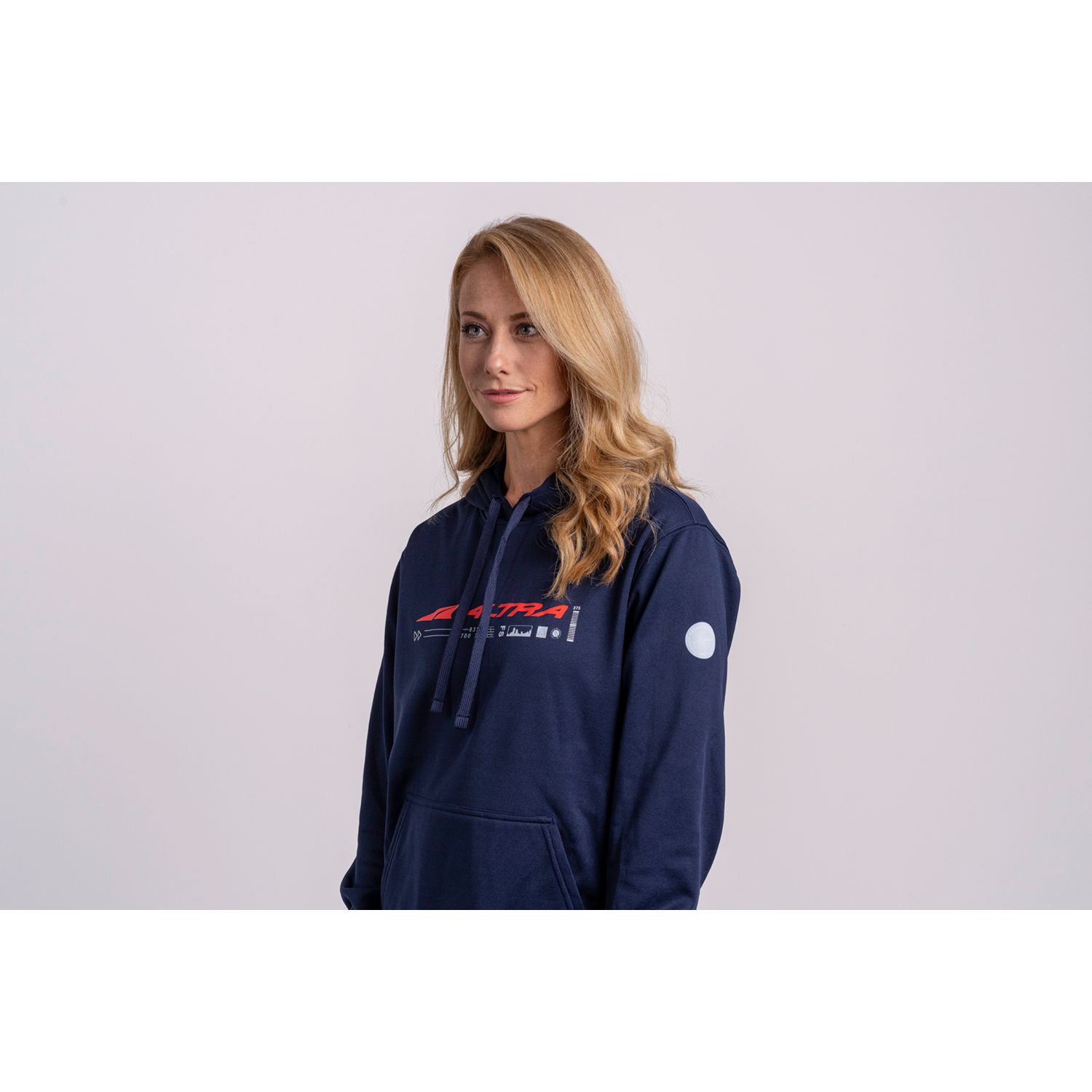 Navy Altra Classic Women's Hoodie | KSA-17649509