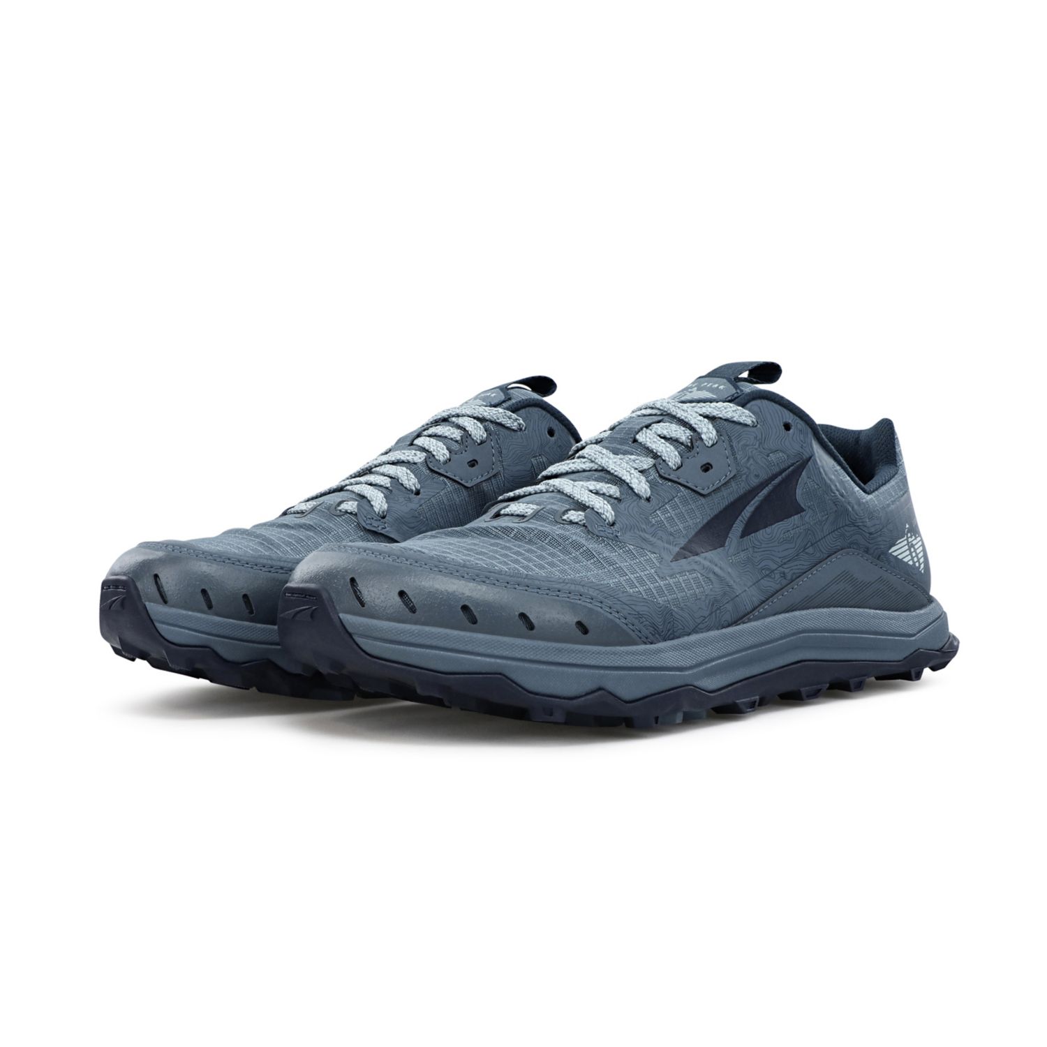 Navy / Light Blue Altra Lone Peak 6 Women's Trail Running Shoes | KSA-01234799