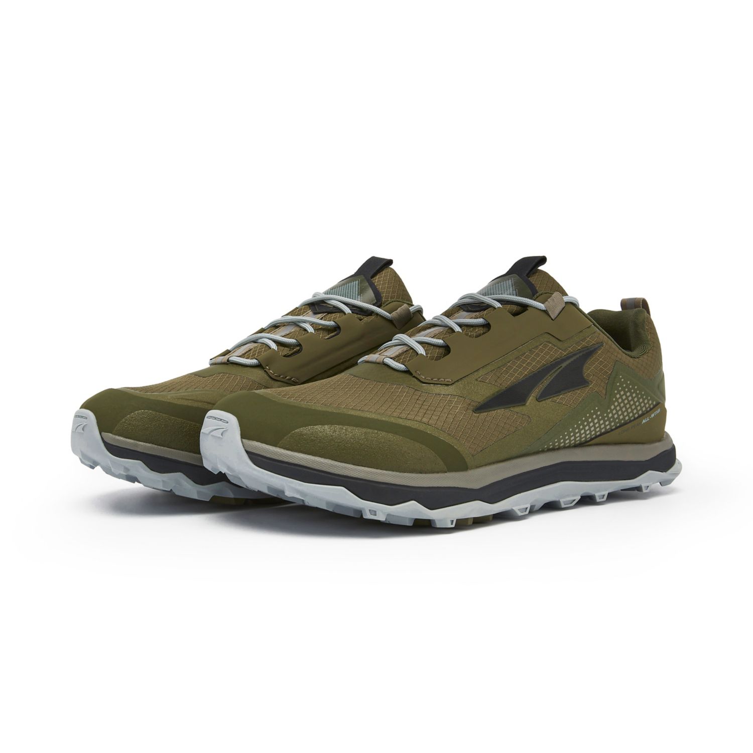 Olive Altra Lone Peak All-wthr Low Men's Trail Running Shoes | KSA-30897419