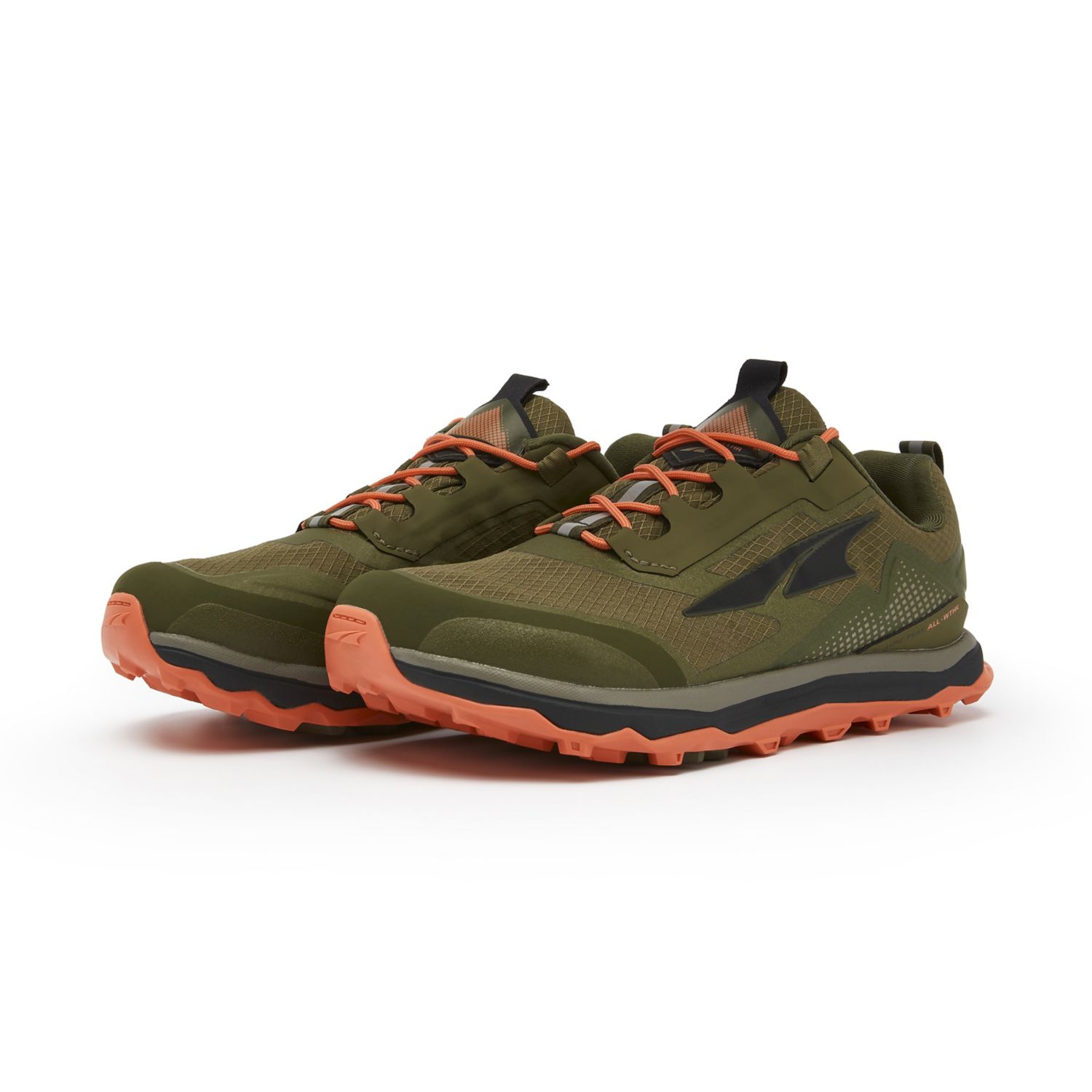 Olive Altra Lone Peak All-wthr Low Women's Trail Running Shoes | KSA-79803129