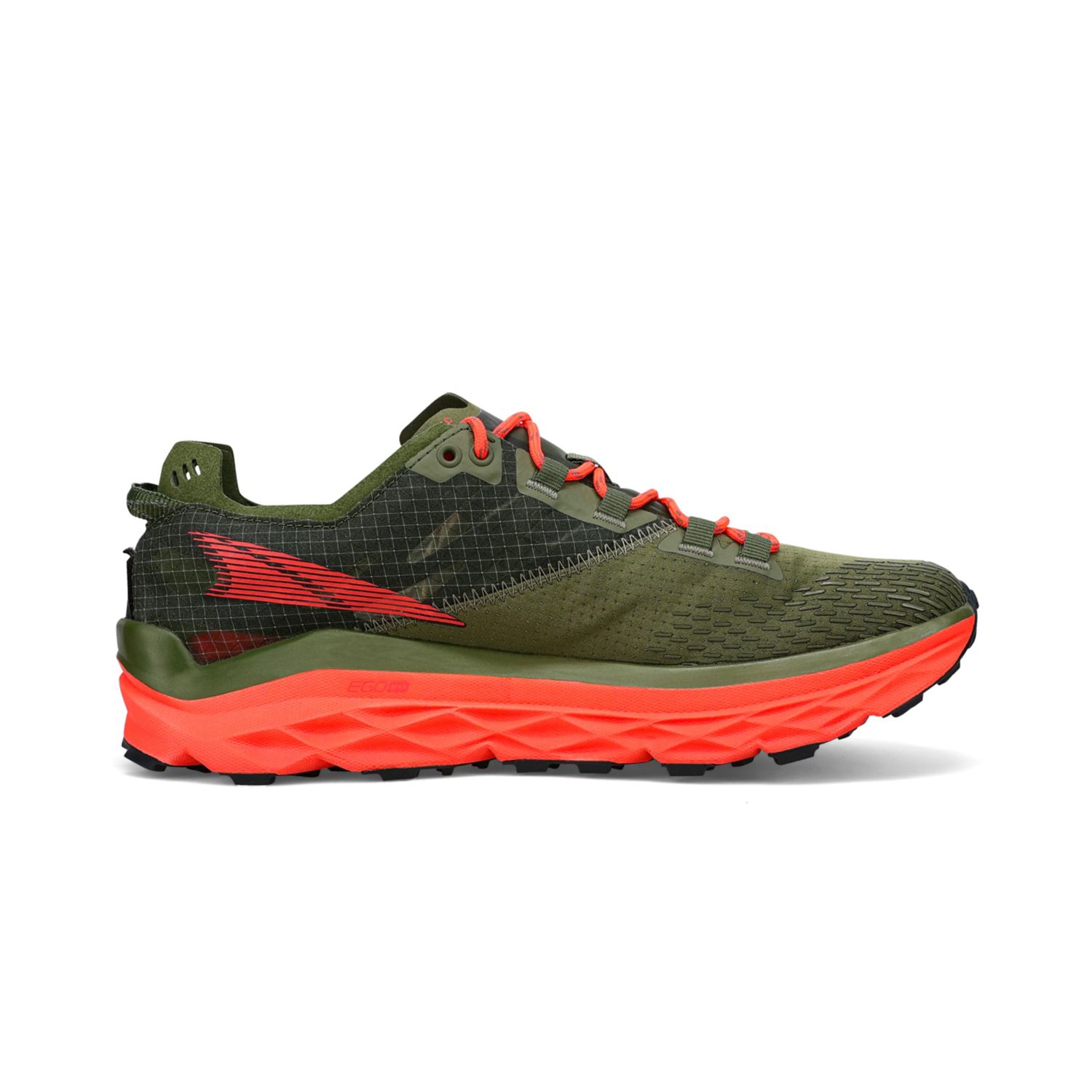 Olive Altra Mont Blanc Men's Trail Running Shoes | KSA-31750469