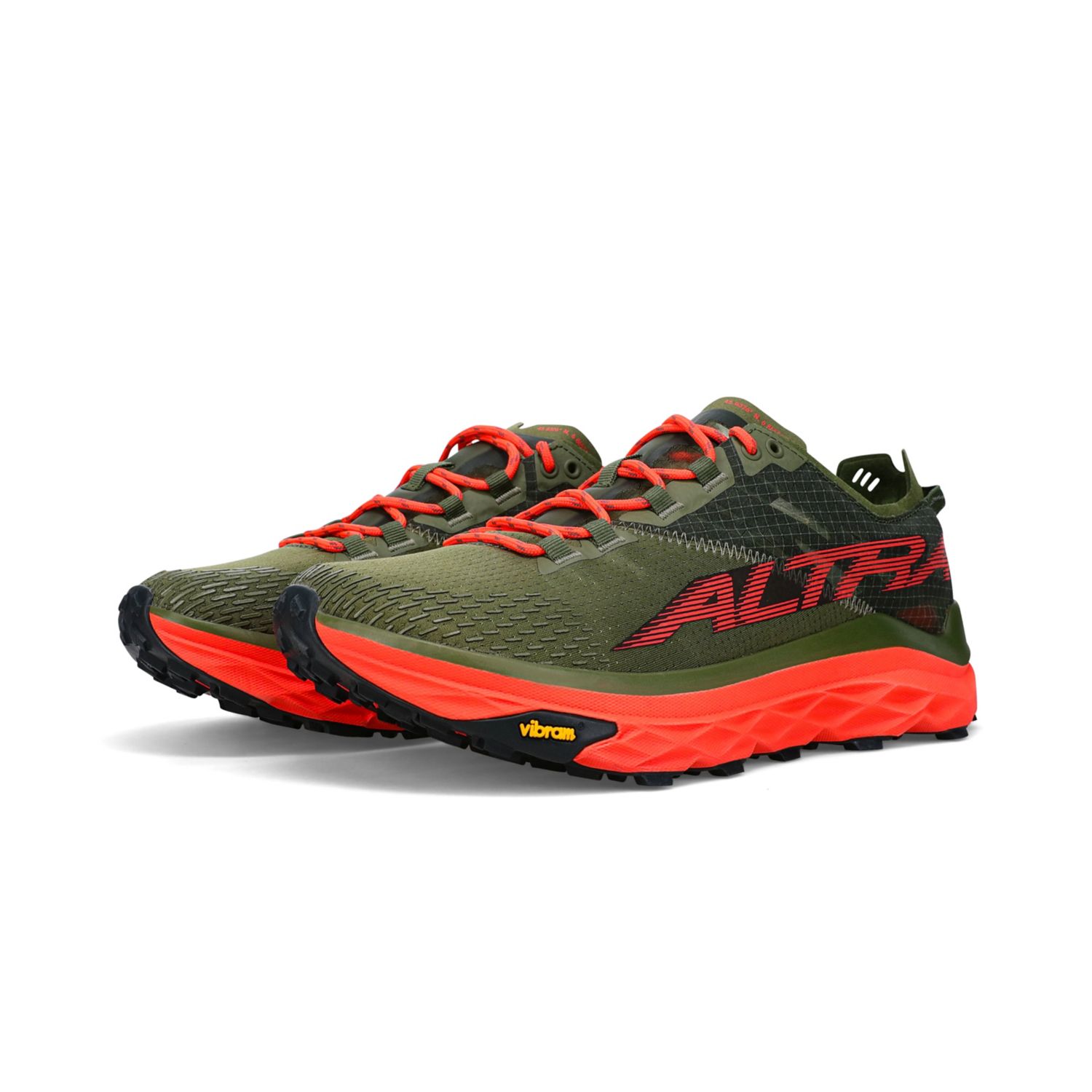 Olive Altra Mont Blanc Men's Trail Running Shoes | KSA-31750469