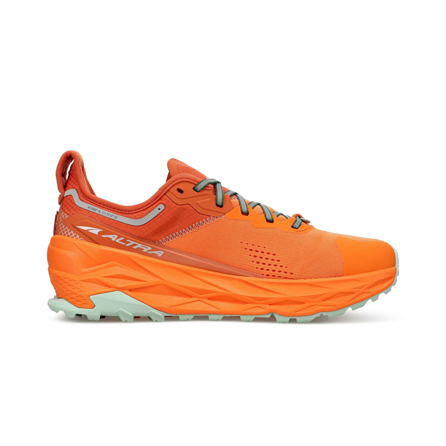 Orange Altra Olympus 5 Men's Trail Running Shoes | KSA-57320949