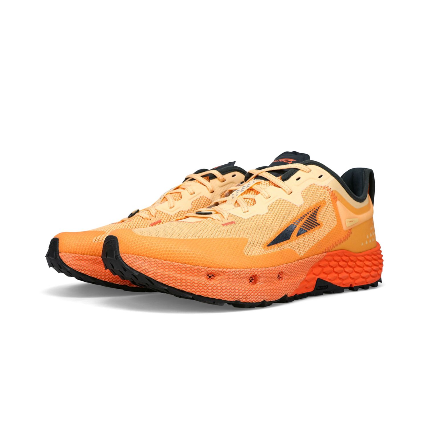 Orange / Black Altra Timp 4 Men's Trail Running Shoes | KSA-59840219