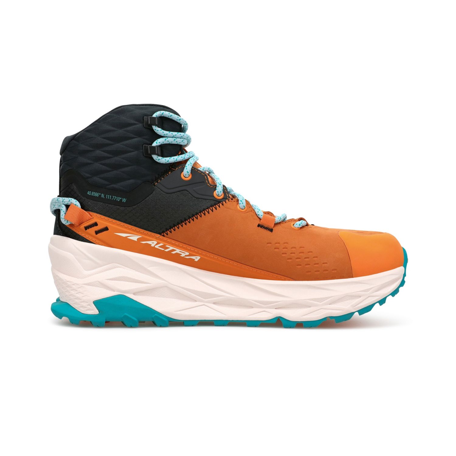 Orange / Grey Altra Olympus 5 Hike Mid Gtx Women's Hiking Boots | KSA-59271369