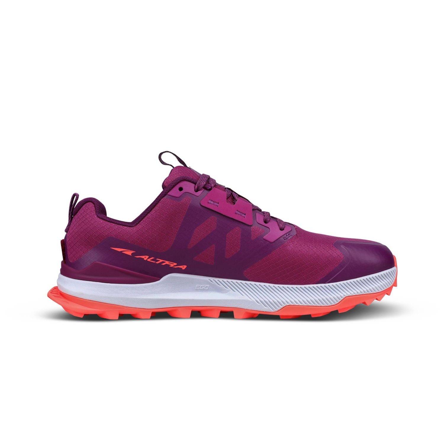 Purple / Orange Altra Lone Peak 7 Women's Trail Running Shoes | KSA-03251949