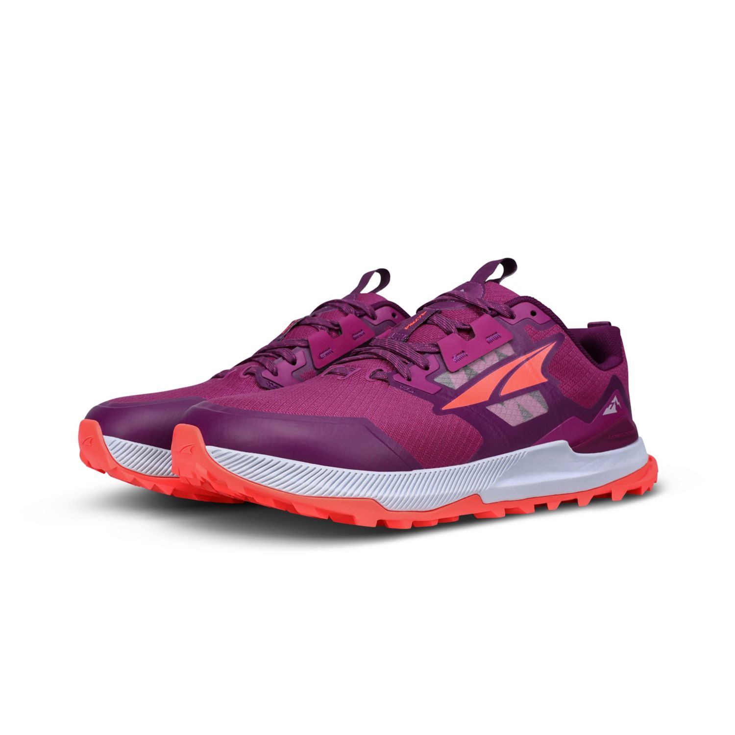 Purple / Orange Altra Lone Peak 7 Women's Trail Running Shoes | KSA-03251949