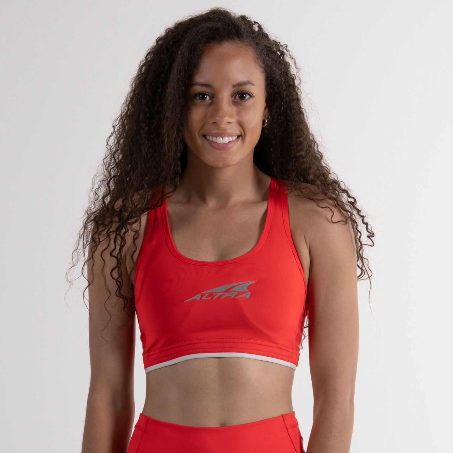 Red Altra Core Women's Sports Bra | KSA-98127069