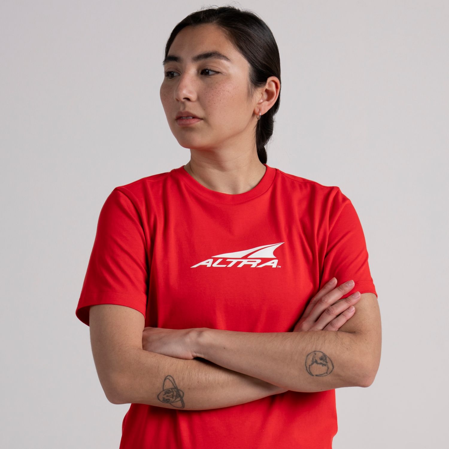 Red Altra Everyday Recycled Women's T Shirts | KSA-98034269