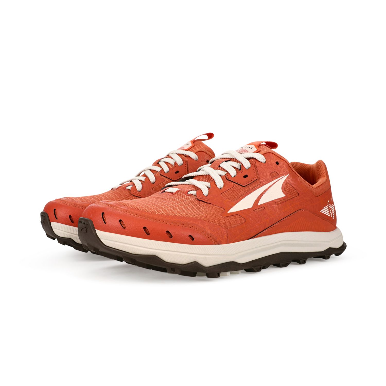 Red / Grey Altra Lone Peak 6 Women's Trail Running Shoes | KSA-41978529