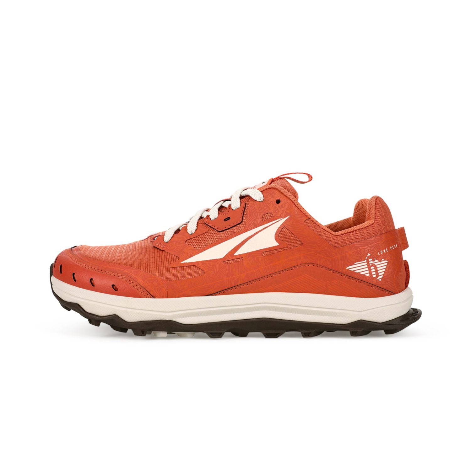 Red / Grey Altra Lone Peak 6 Women\'s Trail Running Shoes | KSA-41978529