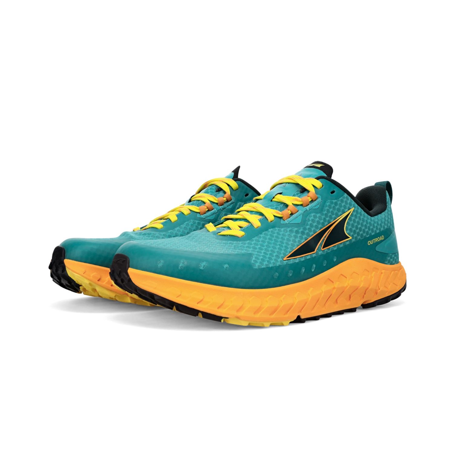 Turquoise / Yellow Altra Outroad Women's Road Running Shoes | KSA-17205489