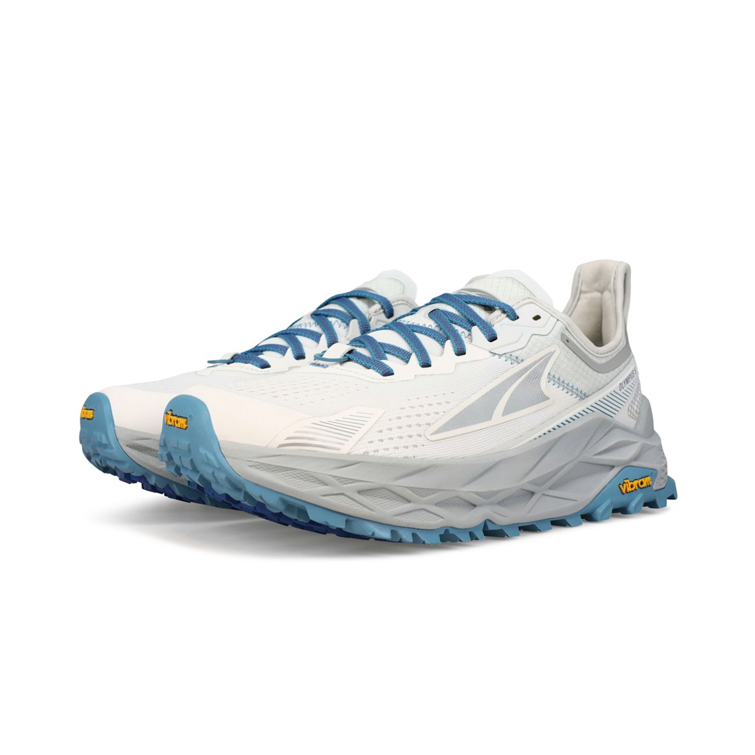 White / Blue Altra Olympus 5 Women's Trail Running Shoes | KSA-79416539