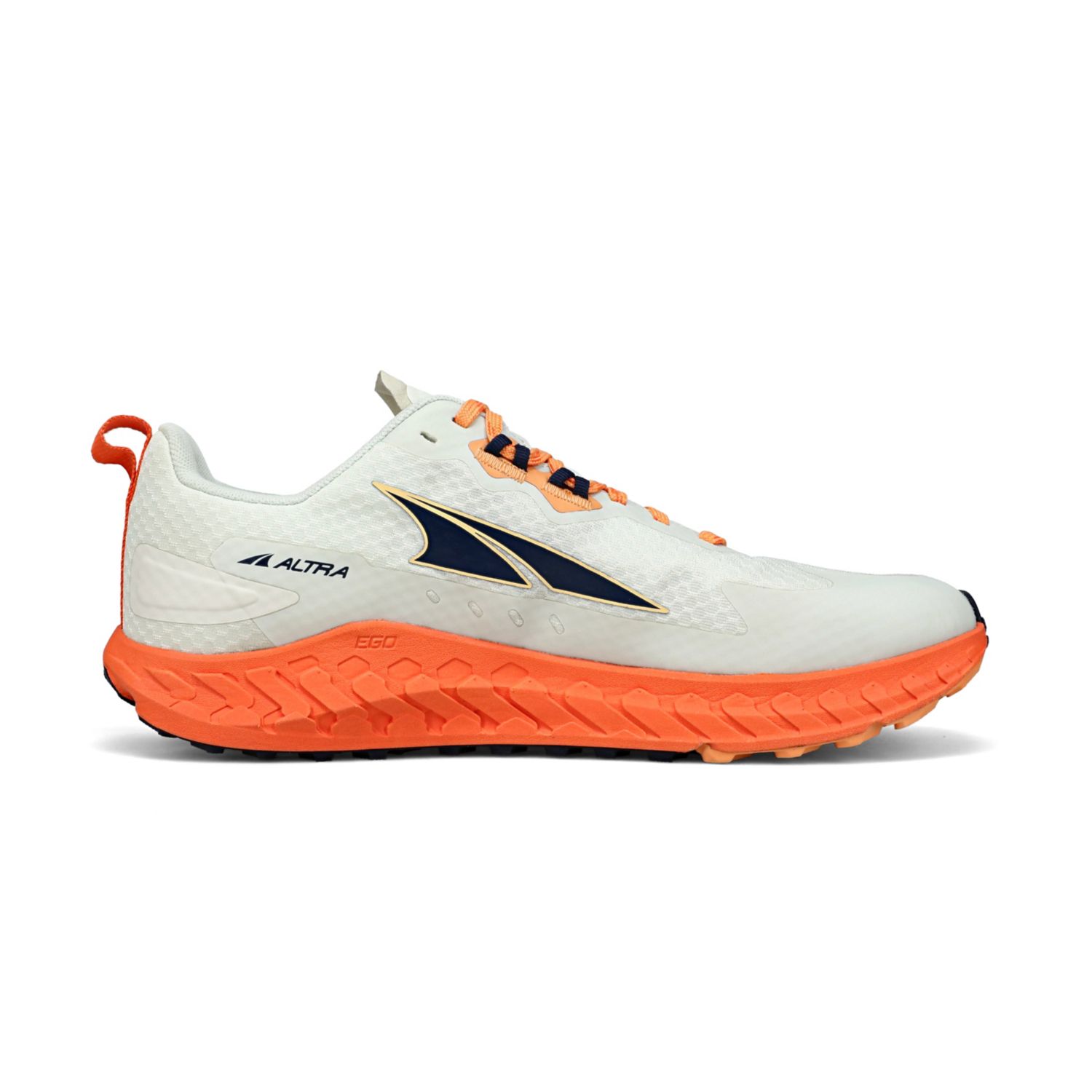 White / Orange Altra Outroad Men's Road Running Shoes | KSA-70692159