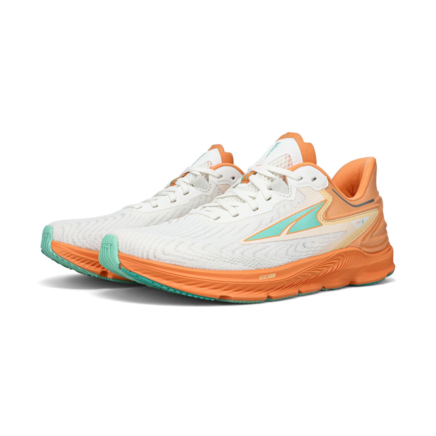 White / Orange Altra Torin 6 Women's Walking Shoes | KSA-67204959